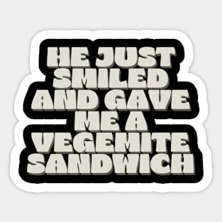 Down Under Sandwich Sticker